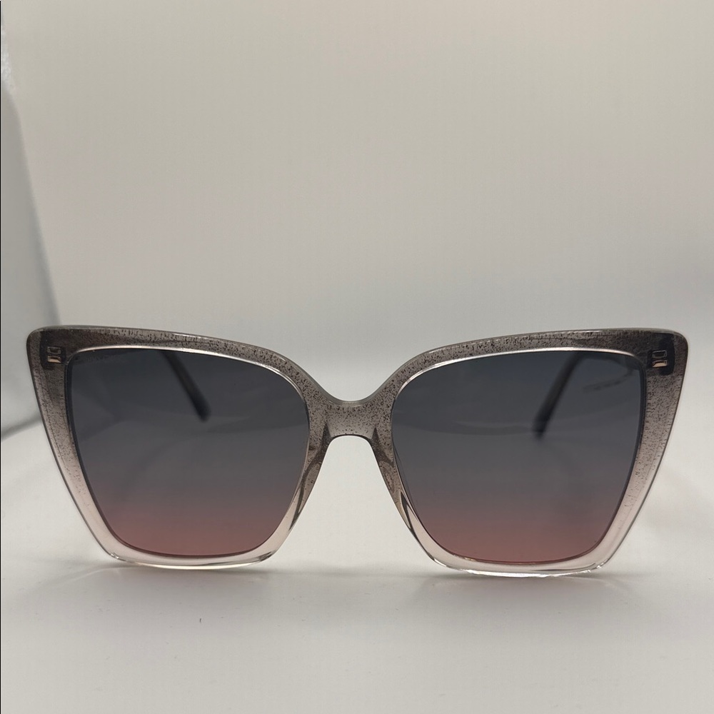 Jimmy Choo Black and Pink Gradient Sunglasses LESSI